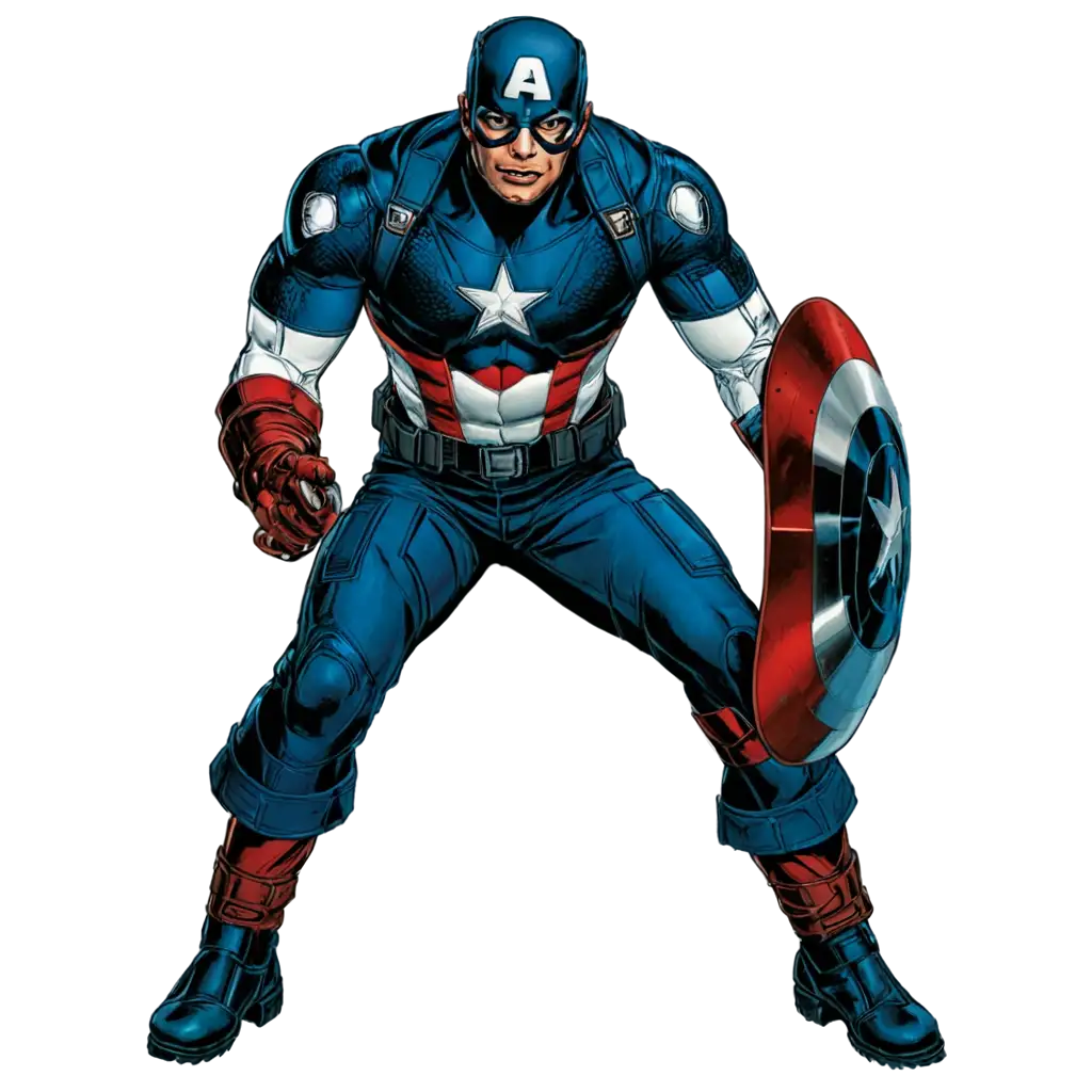 Captain character illustration